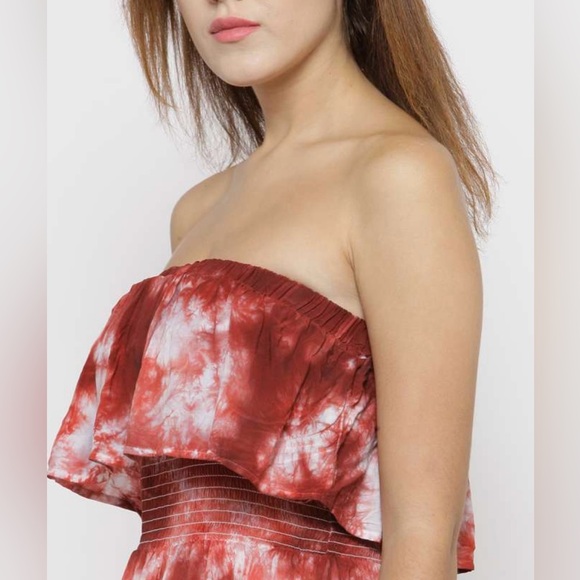 NWT Strapless Ruffle Front Dress Size S - Picture 6 of 16